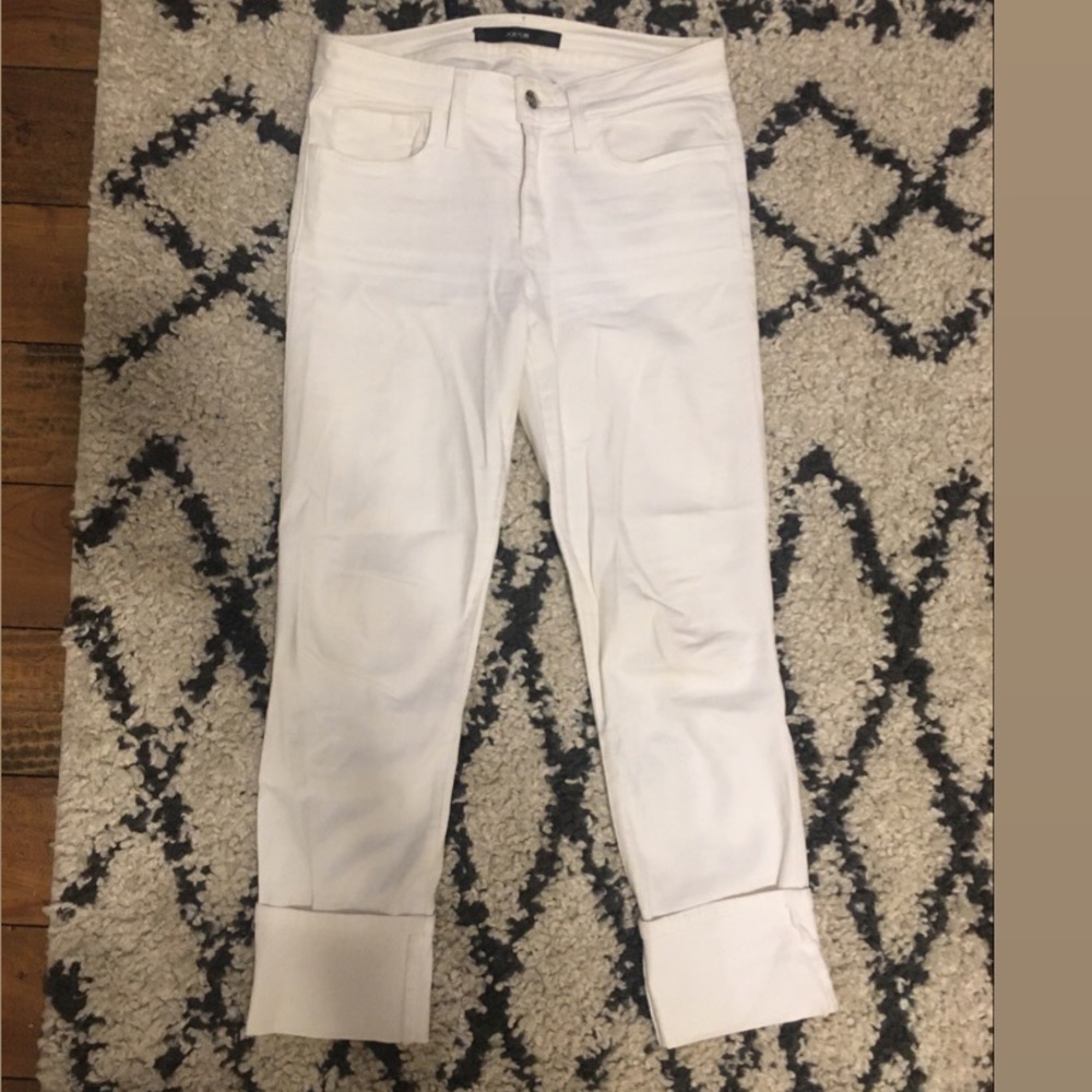 Joe’s White Cropped Jeans